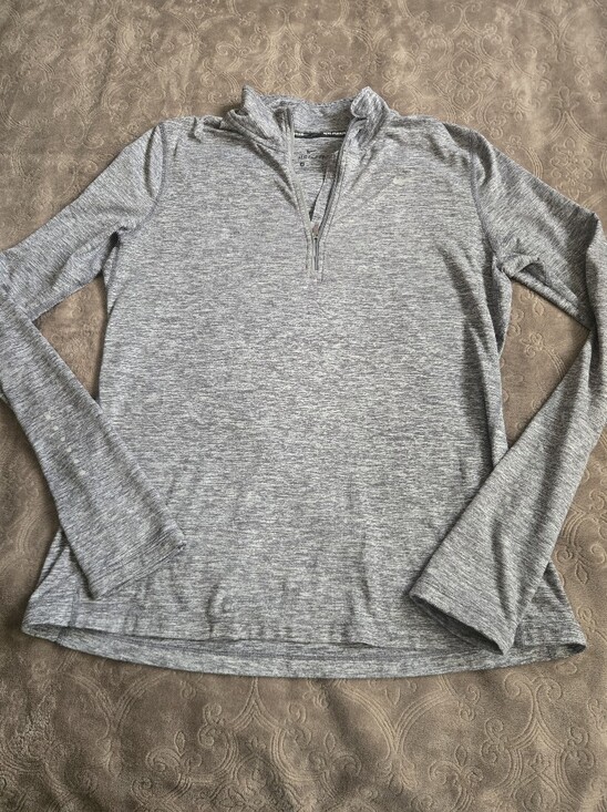 Nike Tops - Nike Dri-FIT Element Half 1/4 Zip Running Top Gray Medium
